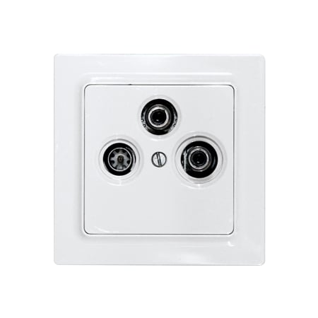 TV55E/3-wg  - TV/RF/SAT-Abdeckung für E-Design55 TV55E/3-wg von Eltako