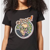 Elton John Star Women's T-Shirt - Black - XXL von Elton John