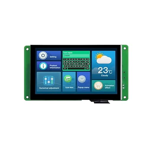 LCD 5" 800x480 825nit kapazitives Touchpanel DWIN HMI DMG80480T050-09WTC von Elty