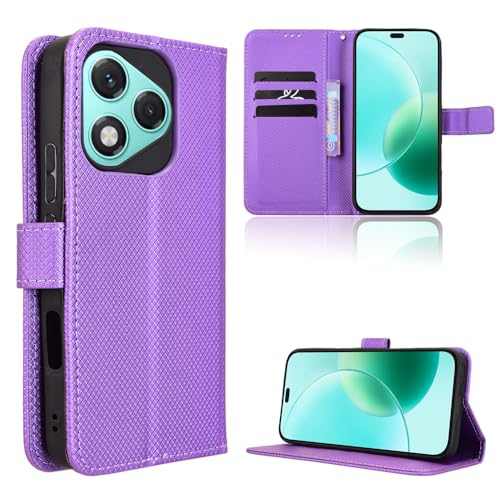 Elubugod Kompatibel mit Honor 400 Lite Handytasche,Kompatibel mit Honor 400 Lite 5G ABR-NX1 ABR-N31C1 Hülle Klapphülle Handytasche Purple von Elubugod