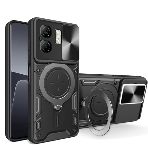 Elubugod Kompatibel mit Infinix Smart 9 Handytasche,Kompatibel mit Infinix Hot 50i X6531 X6531B / Smart 9 X6532 Hülle Schutzhülle Kamera Schiebeabdeckung Black Elubugod Kompatibel mit Infinix Smart 9 Handytasche,Kompatibel mit Infinix Hot 50i X6531 X6531B / Smart 9 X6532 Hülle Schutzhülle Kamera Schiebeabdeckung Black von Elubugod