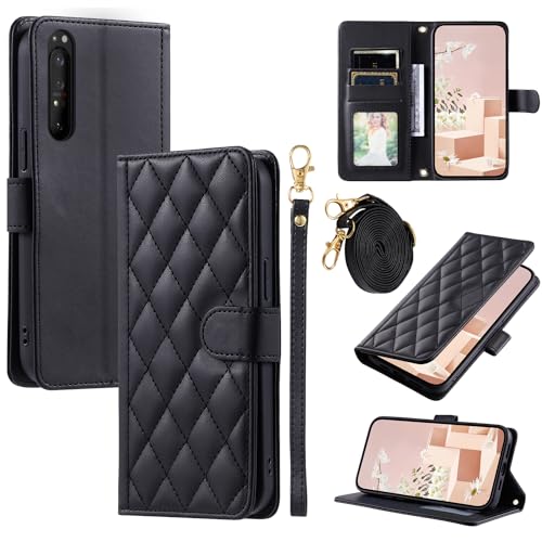 Elubugod Kompatibel mit Sony Xperia 1 II Hülle,Kompatibel mit Sony Xperia 1 II 5G XQ-AT51 XQ-AT52 XQ-AT42 XQ-AU52 / Xperia 10 Mk. 2 Flip Ledertasche Schutzhülle Hülle Black Elubugod Kompatibel mit Sony Xperia 1 II Hülle,Kompatibel mit Sony Xperia 1 II 5G XQ-AT51 XQ-AT52 XQ-AT42 XQ-AU52 / Xperia 10 Mk. 2 Flip Ledertasche Schutzhülle Hülle Black von Elubugod