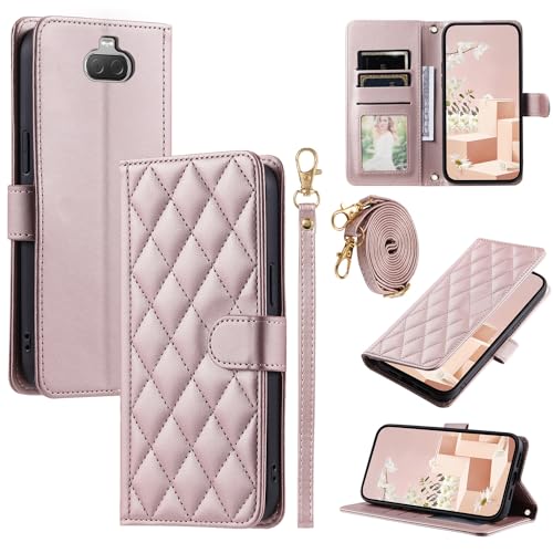 Elubugod Kompatibel mit Sony Xperia 10 Hülle,Kompatibel mit Sony Xperia 10 I3113 I4113 I4193 I3123 Flip Ledertasche Schutzhülle Hülle Pink Elubugod Kompatibel mit Sony Xperia 10 Hülle,Kompatibel mit Sony Xperia 10 I3113 I4113 I4193 I3123 Flip Ledertasche Schutzhülle Hülle Pink von Elubugod
