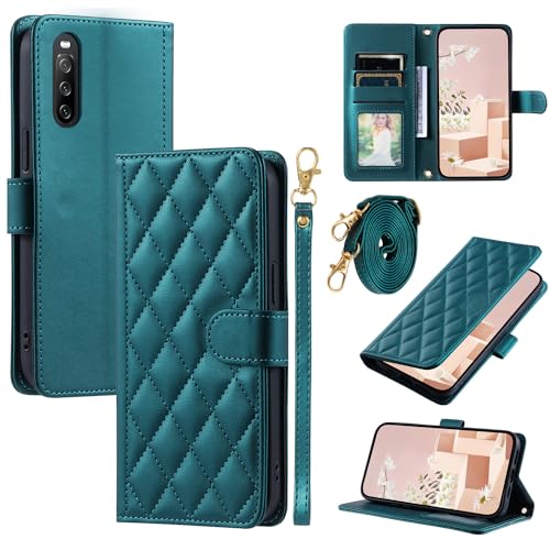 Elubugod Kompatibel mit Sony Xperia 10 II Hülle,Kompatibel mit Sony Xperia 10 II 5G XQ-AU51 XQ-AU52 XQ-AU42 Flip Ledertasche Schutzhülle Hülle Green Elubugod Kompatibel mit Sony Xperia 10 II Hülle,Kompatibel mit Sony Xperia 10 II 5G XQ-AU51 XQ-AU52 XQ-AU42 Flip Ledertasche Schutzhülle Hülle Green von Elubugod