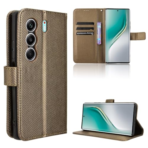 Elubugod Kompatibel mit Tecno Camon 40 4G Handytasche,Kompatibel mit Tecno Camon 40 4G Hülle Klapphülle Handytasche Brown Elubugod Kompatibel mit Tecno Camon 40 4G Handytasche,Kompatibel mit Tecno Camon 40 4G Hülle Klapphülle Handytasche Brown von Elubugod