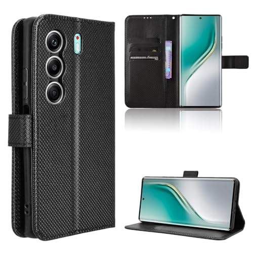 Elubugod Kompatibel mit Tecno Camon 40 Pro 5G Handytasche,Kompatibel mit Tecno Camon 40 Pro 4G Hülle Klapphülle Handytasche Black Elubugod Kompatibel mit Tecno Camon 40 Pro 5G Handytasche,Kompatibel mit Tecno Camon 40 Pro 4G Hülle Klapphülle Handytasche Black von Elubugod