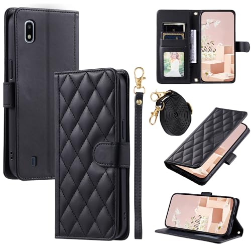 Kompatibel mit Samsung Galaxy A10 Hülle,Kompatibel mit Samsung SM-A105M/DS Galaxy A10 / SM-A105G/DS SM-A105FN/DS SM-A105N SM-A105M Flip Ledertasche Schutzhülle Hülle Black Kompatibel mit Samsung Galaxy A10 Hülle,Kompatibel mit Samsung SM-A105M/DS Galaxy A10 / SM-A105G/DS SM-A105FN/DS SM-A105N SM-A105M Flip Ledertasche Schutzhülle Hülle Black von Elubugod