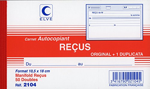 ELVE 22394 Selbstdurchschreibend, 180 x 105 mm, 50 Duplis, bedruckt, verschiedene Motive von Elve