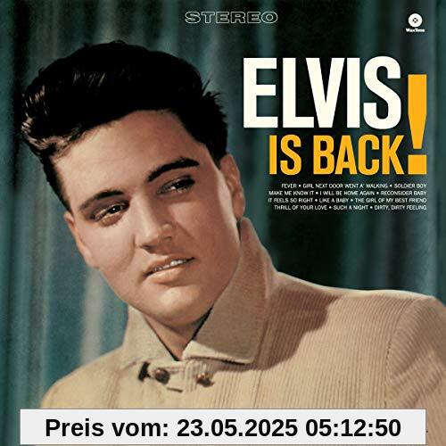 Elvis Is Back + 4 Bonus Tracks (Ltd.Edt 180g) [Vinyl LP] von Elvis Presley