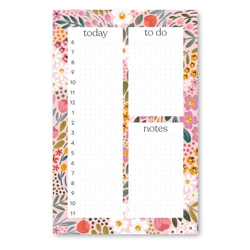 Elyse Breanne Design, 50 Seiten, bunt bedruckte Blätter, 21,6 x 14 cm, abreißbarer Notizblock, ewiger Kalender, To-Do-Liste, Aufgabendiagramm, Stundenplaner, Sommerwiesen Elyse Breanne Design, 50 Seiten, bunt bedruckte Blätter, 21,6 x 14 cm, abreißbarer Notizblock, ewiger Kalender, To-Do-Liste, Aufgabendiagramm, Stundenplaner, Sommerwiesen von Elyse Breanne Design