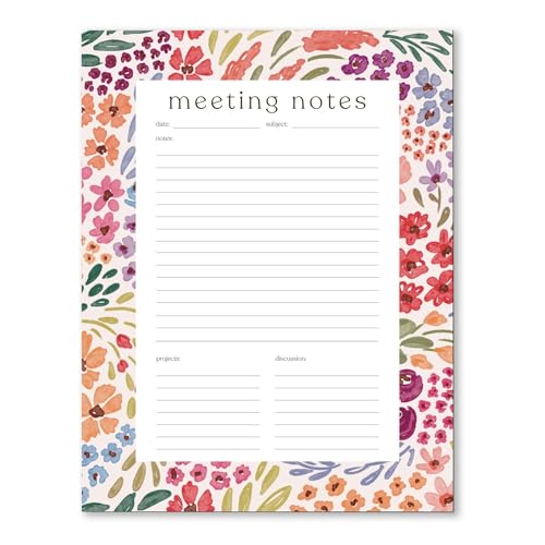 Elyse Breanne Design, 50 Seiten, bunt bedruckte Blätter, 21,6 x 27,9 cm, abreißbarer Notizblock, ewiger Kalender, To-Do-Liste, Aufgabendiagramm, Stundenplaner, Landblüten Elyse Breanne Design, 50 Seiten, bunt bedruckte Blätter, 21,6 x 27,9 cm, abreißbarer Notizblock, ewiger Kalender, To-Do-Liste, Aufgabendiagramm, Stundenplaner, Landblüten von Elyse Breanne Design