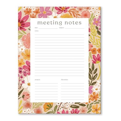 Elyse Breanne Design, 50 Seiten, bunt bedruckte Blätter, 21,6 x 27,9 cm, abreißbarer Notizblock, ewiger Kalender, To-Do-Liste, Aufgabendiagramm, Stundenplaner, Primelblüten Elyse Breanne Design, 50 Seiten, bunt bedruckte Blätter, 21,6 x 27,9 cm, abreißbarer Notizblock, ewiger Kalender, To-Do-Liste, Aufgabendiagramm, Stundenplaner, Primelblüten von Elyse Breanne Design