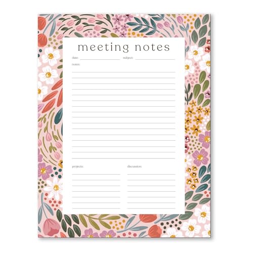 Elyse Breanne Design, 50 Seiten, bunt bedruckte Blätter, 21,6 x 27,9 cm, abreißbarer Notizblock, ewiger Kalender, To-Do-Liste, Aufgabendiagramm, Stundenplaner, Sommerwiesen Elyse Breanne Design, 50 Seiten, bunt bedruckte Blätter, 21,6 x 27,9 cm, abreißbarer Notizblock, ewiger Kalender, To-Do-Liste, Aufgabendiagramm, Stundenplaner, Sommerwiesen von Elyse Breanne Design