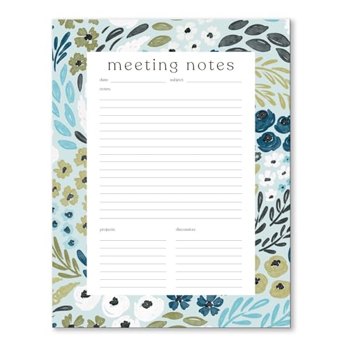 Elyse Breanne Design, 50 Seiten, bunt bedruckte Blätter, 21,6 x 27,9 cm, abreißbarer Notizblock, ewiger Kalender, To-Do-Liste, Aufgabendiagramm, Stundenplaner, Wasserfall-Blumenmuster Elyse Breanne Design, 50 Seiten, bunt bedruckte Blätter, 21,6 x 27,9 cm, abreißbarer Notizblock, ewiger Kalender, To-Do-Liste, Aufgabendiagramm, Stundenplaner, Wasserfall-Blumenmuster von Elyse Breanne Design