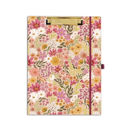 Elyse Breanne Design, Clipfolio, Portfolio und Klemmbrett, inklusive 40 linierten Blättern, Notizblock, integrierte Taschenmappen, um organisiert und professionell zu halten, Primrose Petals Elyse Breanne Design, Clipfolio, Portfolio und Klemmbrett, inklusive 40 linierten Blättern, Notizblock, integrierte Taschenmappen, um organisiert und professionell zu halten, Primrose Petals von Elyse Breanne Design