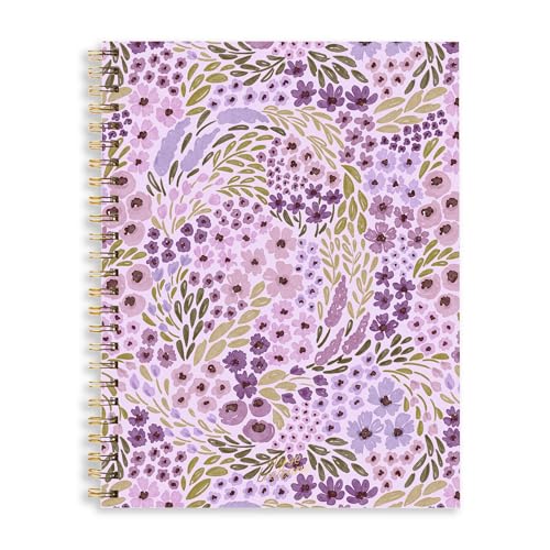 Elyse Breanne Design, College-Notizbuch, 70 Seiten, liniert, 21,6 x 27,9 cm, recyceltes Papier, laminierter weicher Einband, 1 Thema, Spiralbindung, fliederfarbenes Blumenmuster Elyse Breanne Design, College-Notizbuch, 70 Seiten, liniert, 21,6 x 27,9 cm, recyceltes Papier, laminierter weicher Einband, 1 Thema, Spiralbindung, fliederfarbenes Blumenmuster von Elyse Breanne Design