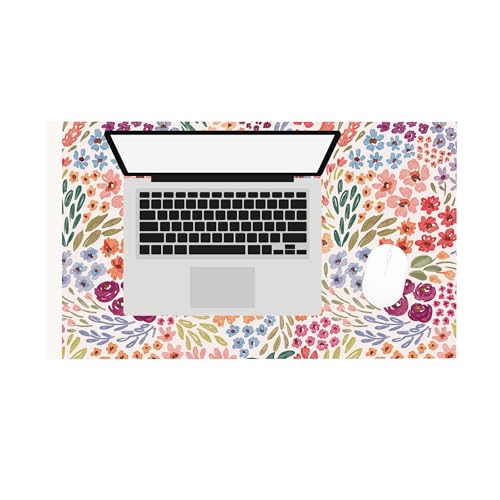 Elyse Breanne Design, Schreibtischunterlage für Computer, Tastatur, Maus, Schreibtischschutz, rutschfeste Gummi-Rückseite, 35,6 x 61 cm, klein, Landblüten Elyse Breanne Design, Schreibtischunterlage für Computer, Tastatur, Maus, Schreibtischschutz, rutschfeste Gummi-Rückseite, 35,6 x 61 cm, klein, Landblüten von Elyse Breanne Design