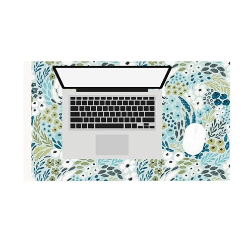 Elyse Breanne Design, Schreibtischunterlage für Computer, Tastatur, Maus, Schreibtischschutz, rutschfeste Gummi-Rückseite, 35,6 x 61 cm, klein, Wasserfall-Blumenmuster Elyse Breanne Design, Schreibtischunterlage für Computer, Tastatur, Maus, Schreibtischschutz, rutschfeste Gummi-Rückseite, 35,6 x 61 cm, klein, Wasserfall-Blumenmuster von Elyse Breanne Design