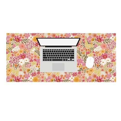 Elyse Breanne Design, Schreibtischunterlage für Computer, Tastatur, Maus, Schreibtischschutz, rutschfeste Gummi-Rückseite, 39,4 x 88,9 cm, groß, Primrose Petals Elyse Breanne Design, Schreibtischunterlage für Computer, Tastatur, Maus, Schreibtischschutz, rutschfeste Gummi-Rückseite, 39,4 x 88,9 cm, groß, Primrose Petals von Elyse Breanne Design