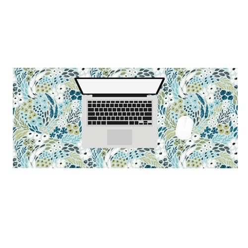 Elyse Breanne Design, Schreibtischunterlage für Computer, Tastatur, Maus, Schreibtischschutz, rutschfeste Gummi-Rückseite, 39,4 x 88,9 cm, groß, Wasserfall-Blumenmuster Elyse Breanne Design, Schreibtischunterlage für Computer, Tastatur, Maus, Schreibtischschutz, rutschfeste Gummi-Rückseite, 39,4 x 88,9 cm, groß, Wasserfall-Blumenmuster von Elyse Breanne Design