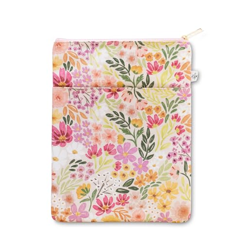 Elyse Breanne Design, Tablet-Hülle für 9-11 Zoll (22,9 - 27,9 cm), Tragetasche, Reißverschluss oben, Vordertasche, Primrose Blütenblätter von Elyse Breanne Design