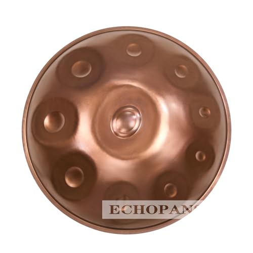 Handpan Steel Drum Instrument 440Hz 10 Noten in D-Moll 58.4 cm Handmade, Percussion Instrument von EmaxRC