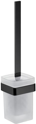 Emco Toilettenbürstengarnitur LOFT Behälter Kristallglas satiniert schwarz Emco Toilettenbürstengarnitur LOFT Behälter Kristallglas satiniert schwarz von Emco