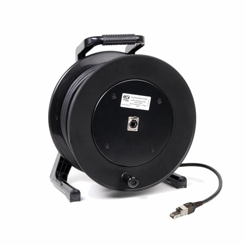 Emelec VíasCom R-DATA-6000/TC/050 – 50 m, extra flexibles CAT6 SF/UTP BC-Kabel, 4 x 2 x 23 AWG, montiert auf Kabelkanal mit XLR-Gehäuse und RJ45 Toolless 50µ, flexibles PVC, Schwarz Emelec VíasCom R-DATA-6000/TC/050 – 50 m, extra flexibles CAT6 SF/UTP BC-Kabel, 4 x 2 x 23 AWG, montiert auf Kabelkanal mit XLR-Gehäuse und RJ45 Toolless 50µ, flexibles PVC, Schwarz von Emelec VíasCom