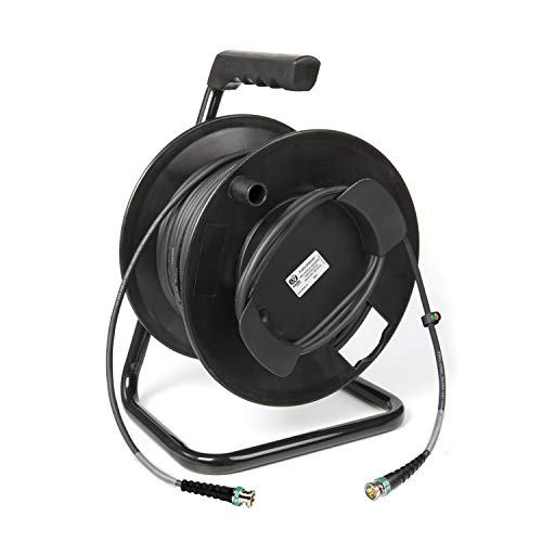 Emelec VíasCom R-SDI-3006N/030-30 m 4K-UHD 12G-SDI (0.8/3.75/6.0) Videokabel montiert auf Kabelhalter mit BNC 4K-UHD - einreihiger Leiter - Schwarz - Flexibles PVC von Emelec VíasCom