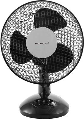 Emerio Tisch-Ventilator,23cm,2 Geschw.,3 Blätter, schwarz (FN-114201.1) von Emerio