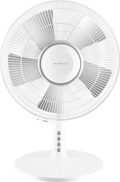 Emerio Tisch-Ventilator,30cm,3 Geschw.,5 Blätter, weiß (FN-114224) von Emerio