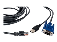 Avocent - Video / USB-Kabel - USB, HD-15 (VGA) (han) bis RJ-45 (han) - 4,5 m - f?r AutoView 1400, 1500, 2000, 2020, 2030, AV3108, AV3216 von Emerson Electric