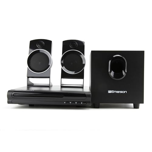 Emerson ED-8050 2.1 Kanal Heimkino DVD Player und Lautsprecher Surround Sound System von Emerson