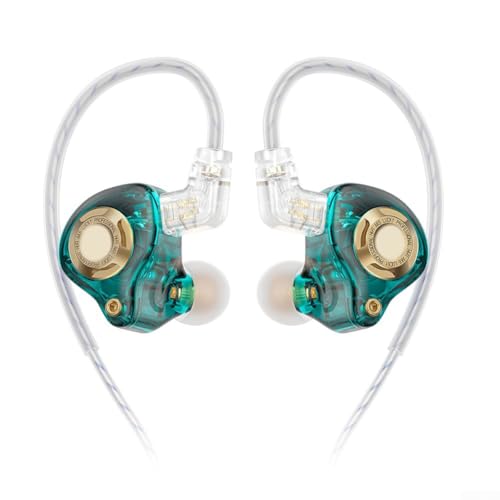 Emiif Hochleistungs-Kopfhörer mit Geräuschunterdrückung und einstellbarem Sound-Tuning für Gamer und Musikfans (Grün) von Emiif
