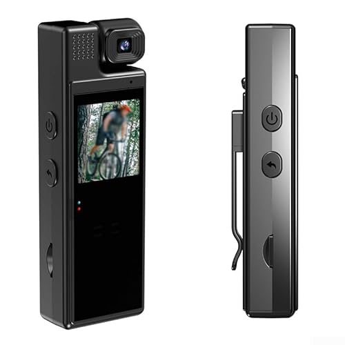 Emiif Kompakte, drehbare Körperkamera, die 1080P aufnehmen kann, perfekt für Abenteurer und Strafverfolgungsbehörden Emiif Kompakte, drehbare Körperkamera, die 1080P aufnehmen kann, perfekt für Abenteurer und Strafverfolgungsbehörden von Emiif