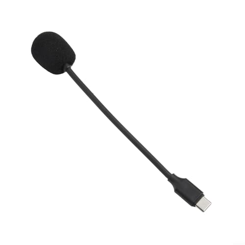 Emiif Mikrofon für Headset, USB C Omnidirektionales Mikrofon Game Headset Mikrofon für TH10 TH30 TH40, Gaming-Aufnahmezubehör von Emiif