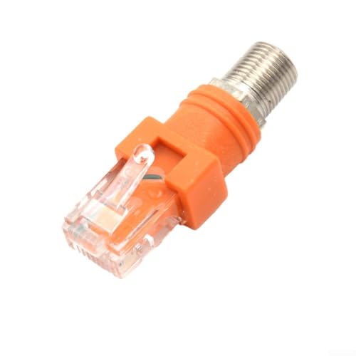 Emiif R-F auf RJ-45 Koaxial-Konverter RF Buchse auf RJ-45 Stecker Koax Adapter Emiif R-F auf RJ-45 Koaxial-Konverter RF Buchse auf RJ-45 Stecker Koax Adapter von Emiif