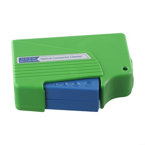 Glasfaser-Steckverbinderreiniger mit Nachfüllung für Kassette für FC/SC/LC/MU/D4/DIN, effektive Reinigung bis zu 500 Anwendungen (Reinigungsbox) von Emiif