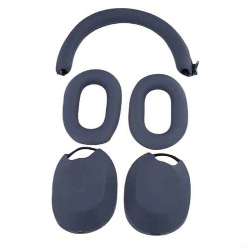 Umfassender Schutz für Sony WH1000XM5 Kopfhörer mit Ohrkappenabdeckungen (Deep Blue) von Emiif