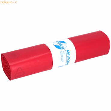 Deiss Abfallsack PREMIUM 11001 120l rot 25 Stück von Deiss