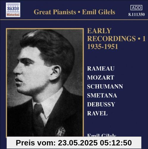 Early Recordings Vol.1 Early Recordings Vol.1 von Emil Gilels