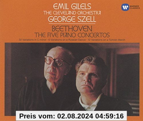Klavierkonzerte 1-5/Klaviervariationen von Emil Gilels