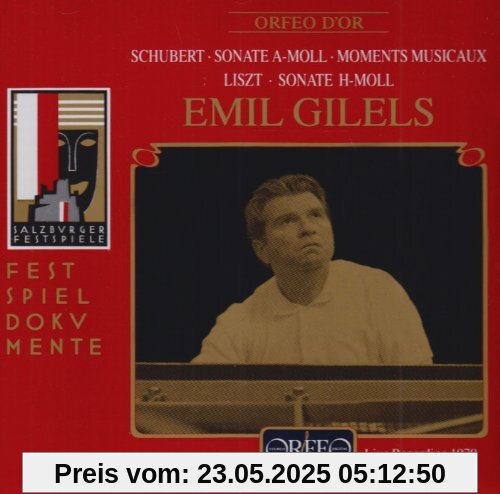 Sonate A-Moll Op. 143 / Moments Sonate A-Moll Op. 143 / Moments von Emil Gilels