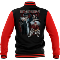 Eminem Unisex Varsity Jacke - Rot / Schwarz - XL von Eminem