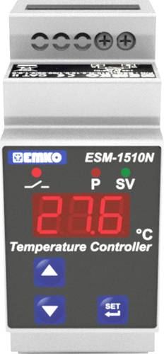 Emko ESM-1510-N.2.10.0.1/00.00/2.0.0.0 2-Punkt-Regler Temperaturregler K 0 bis 999°C Relais 5A (L x von Emko