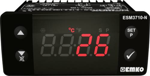 Emko ESM-3710-N.8.10.0.1/00.00/2.0.0.0 2-Punkt-Regler Temperaturregler K 0 bis 999°C Relais 16A (L von Emko