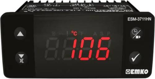 Emko ESM-3711-HN.5.13.0.1/00.00/1.0.0.0 2-Punkt-Regler Temperaturregler -50 bis 130°C Relais 16A (L von Emko