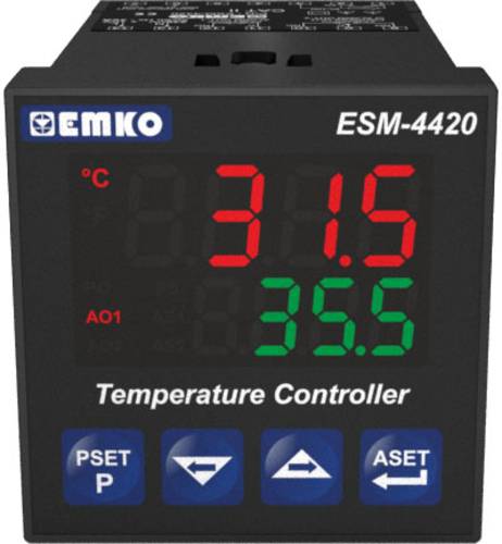 Emko ESM-4420.2.20.0.1/01.02/0.0.0.0 2-Punkt, P, PI, PD, PID Temperaturregler J, K, R, S, T, Pt100 - Emko ESM-4420.2.20.0.1/01.02/0.0.0.0 2-Punkt, P, PI, PD, PID Temperaturregler J, K, R, S, T, Pt100 - von Emko