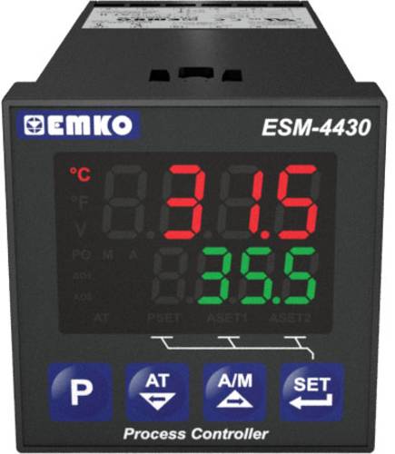 Emko ESM-4430.1.20.0.1/01.02/0.0.0.0 2-Punkt, P, PI, PD, PID Universalregler Pt100, L, J, K, R, S, T Emko ESM-4430.1.20.0.1/01.02/0.0.0.0 2-Punkt, P, PI, PD, PID Universalregler Pt100, L, J, K, R, S, T von Emko