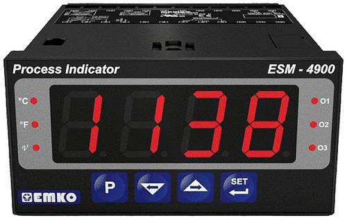 Emko ESM-4900 2-Punkt, P, PI, PD, PID Universalregler Pt100 -200 bis +1700°C Relais 5A (L x B x H) von Emko